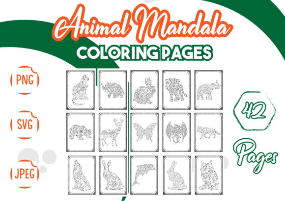 A Designer's Review of the Animal Mandala Coloring Bundle