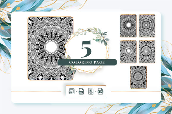 A Designer's Review: Using Coloring Pages Bundle KDP Pack 219 Graphics