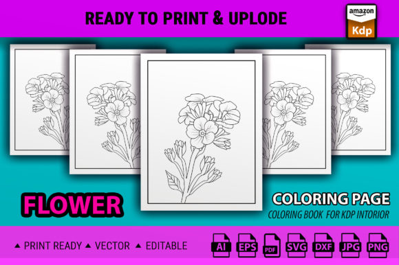 A Designer's Take: The Flower Coloring Book for Professional Projects