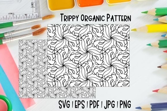 A Practical Review of Trippy Organic Pattern Coloring Pages