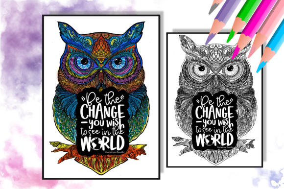 Be the Change Coloring Page Mandalas: An Embroidery Review