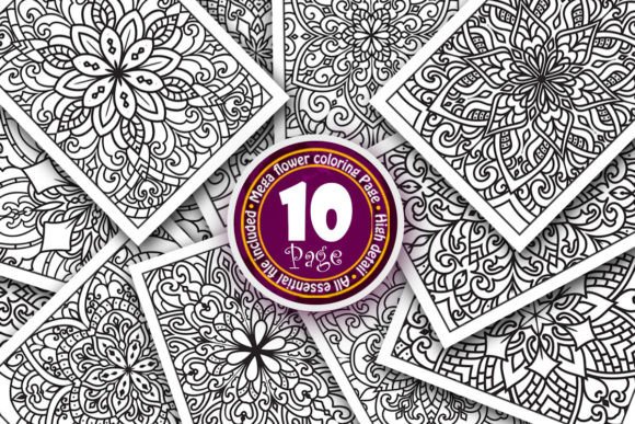 Detaille Coloring Page Bundle: Graphics & Coloring Pages Amp