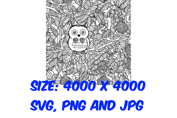 Fun and Easy Owl Coloring Page for Adult: Coloring Pages Amp Graphics