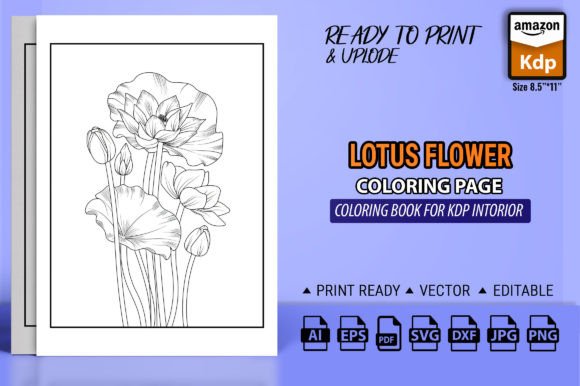Lotus Flower Graphics for Coloring Pages Amp Projects