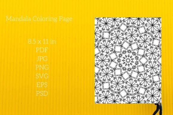 Mandala Abstract Coloring Page: Graphics & Pages Amp Review