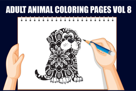 Mandala Animal Graphics for Coloring Pages & Brand Design