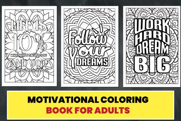 Motivational Quotes Graphics for Coloring Pages Amp Branding